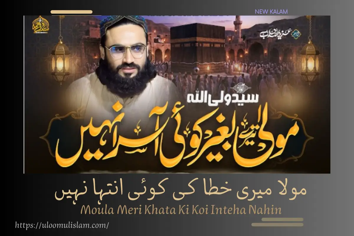 مولا میری خطا کی کوئی انتہا نہیں – Moula Meri Khata Ki Koi Inteha Nahin